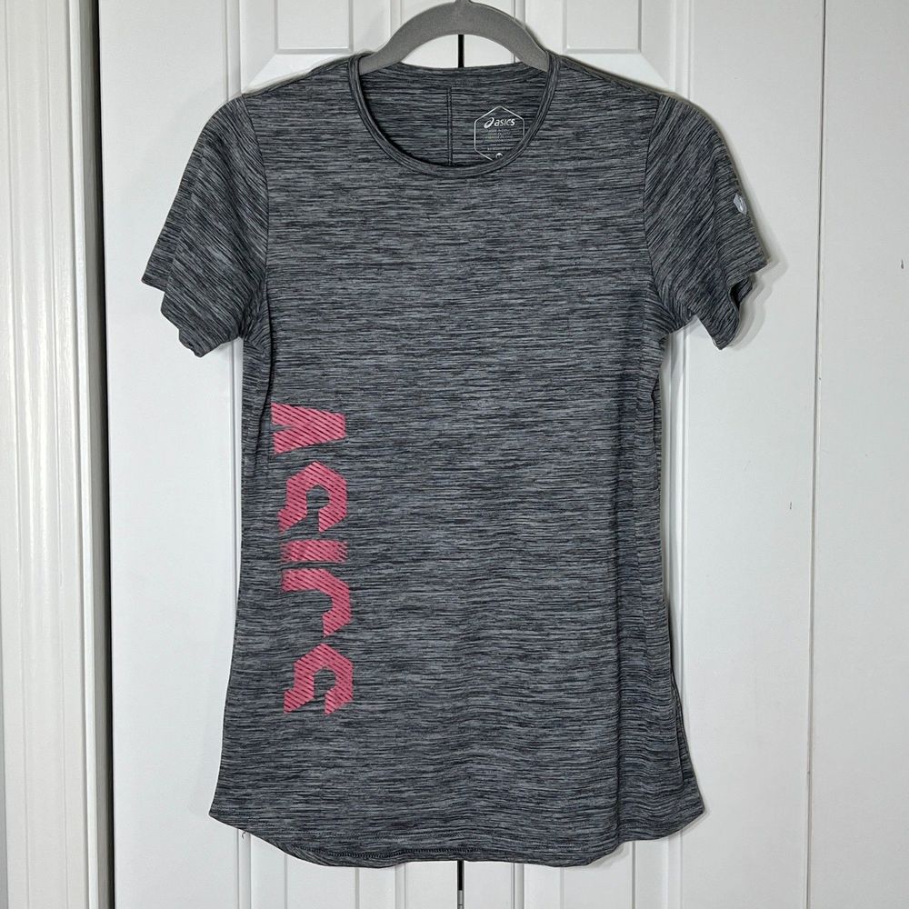 Asics Short Sleeve Athletic Workout Shirt, Size XS